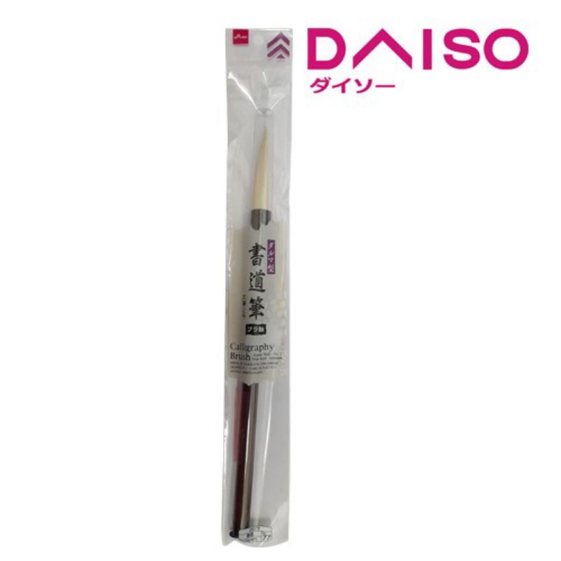 

Daiso Brush Kuas Tulis Kaligrafi Bold Stroke No.2 Panjang 26 Cm