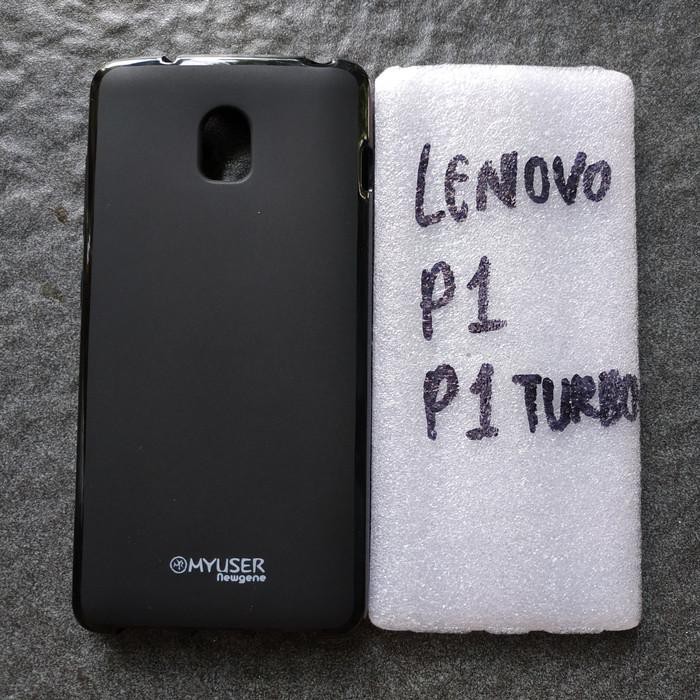 Silikon karet hitam soft case capdase lenovo p1 turbo vibe p1 turbo p1 - Hitam