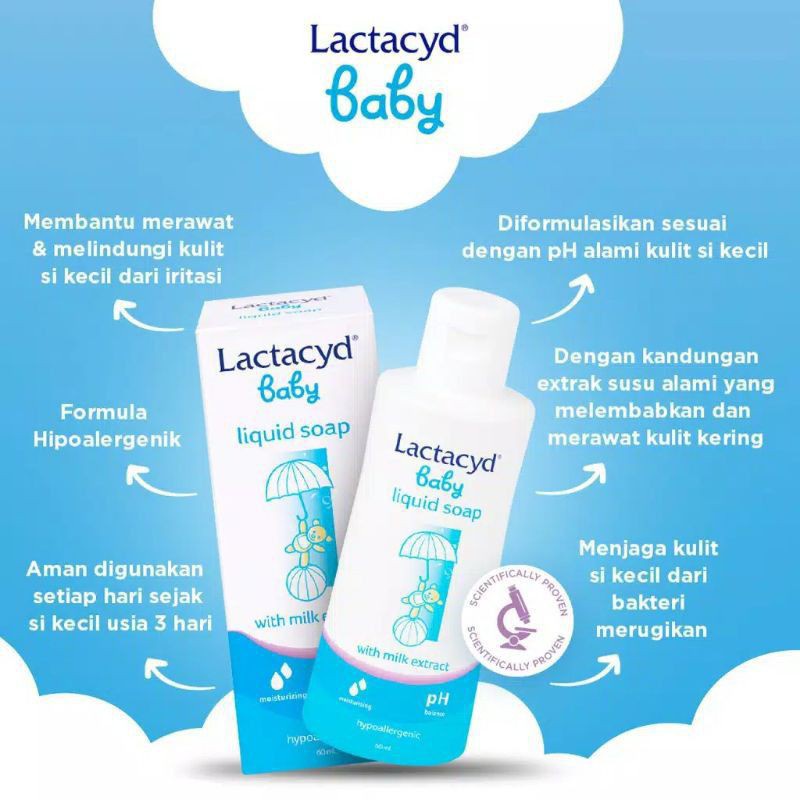 LACTACYD BABY GENTLE CARE / ALL UKURAN