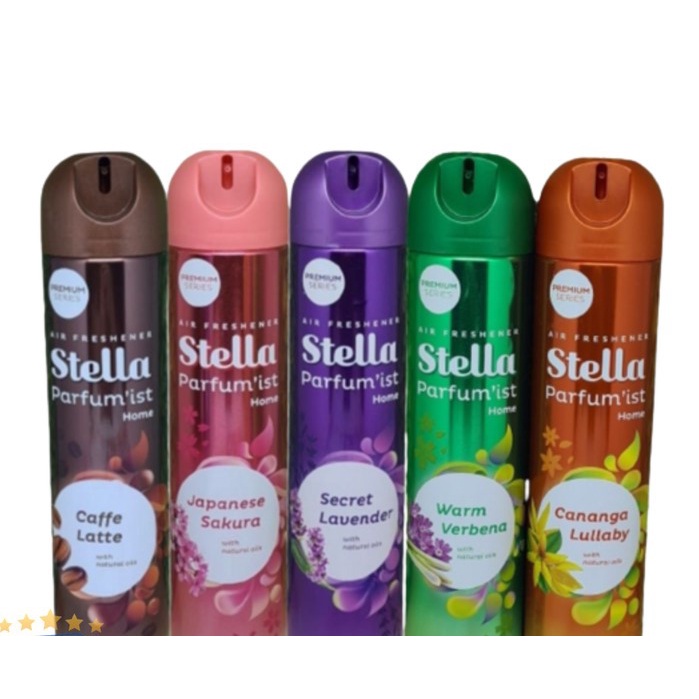 SPRAY SEMPROTAN PENGHARUM PEWANGI RUANGAN STELLA PARFUMIST AIR FRESHENER SAKURA LAVENDER