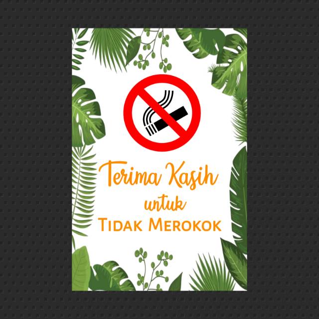 Hiasan dinding no smoking