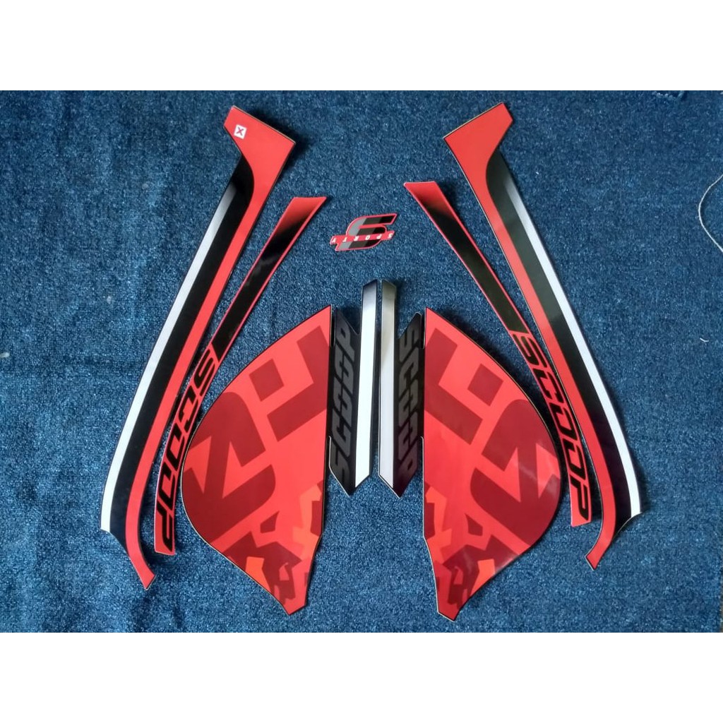 stiker striping honda scoopy sporty 2021