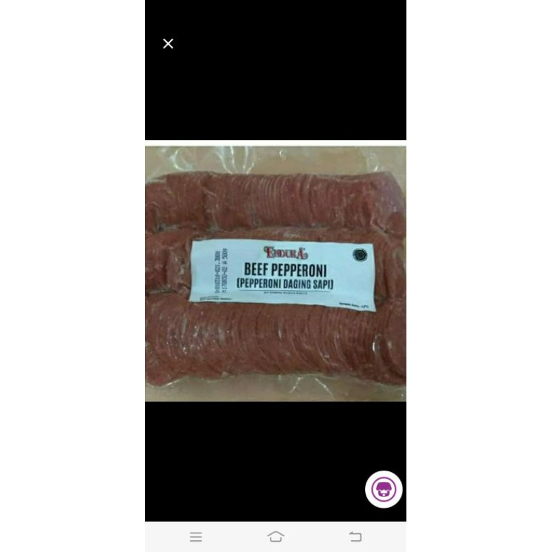 

Beef Pepperoni