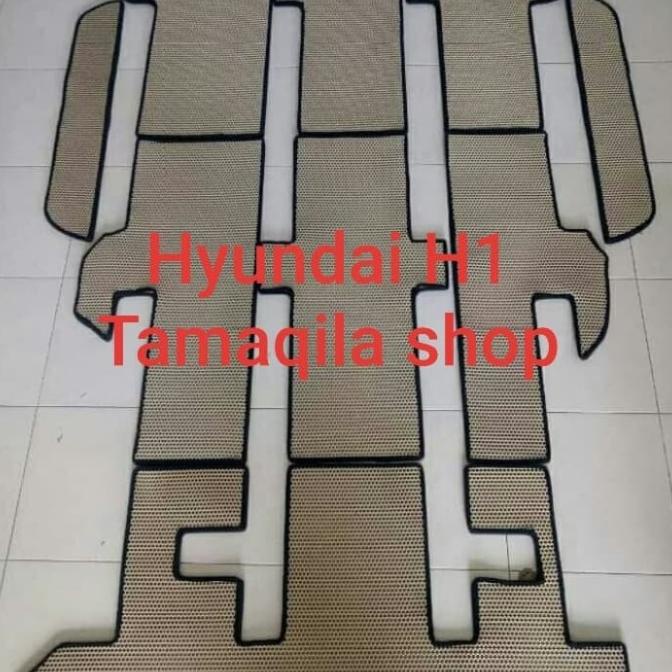 Karpet mobil 2 lapis Hyundai H1 full bagasi