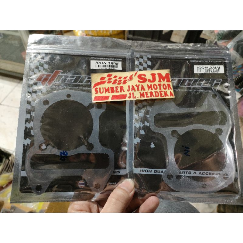 Paking Blok Seher Almunium Beat karbu Scoopy karbu Paking Almunium Beat karbu 1mm 2mm