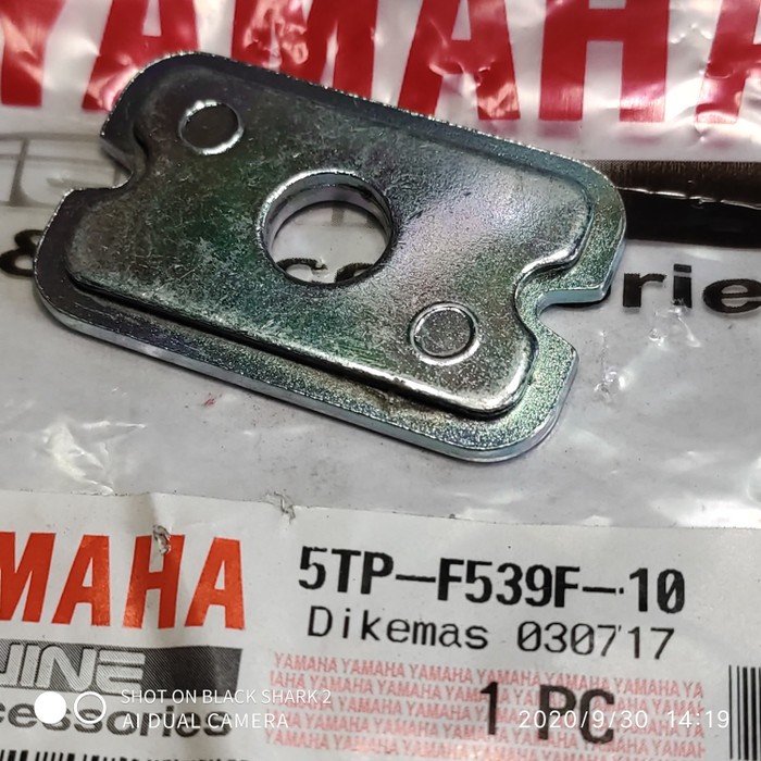 PLAT TUTUP STELAN SETELAN ANTING RANTAI FIZR JUPITER Z NEW Z1 VEGA ORIGINAL ASLI YAMAHA YGP 5TP-F539