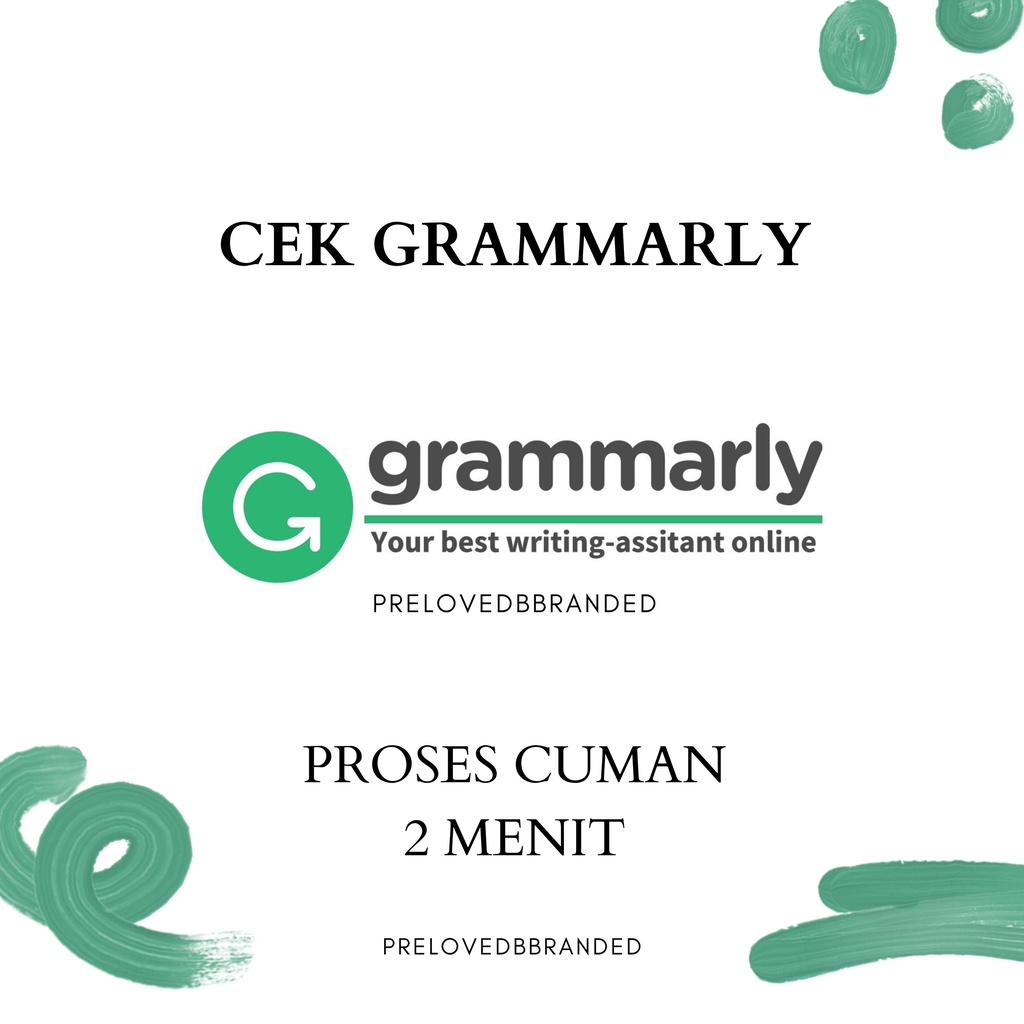 Jual (READY) CEK GRAMMAR / GRAMMARLY CHECK PAPER PREMIUM 2000/DOC ...