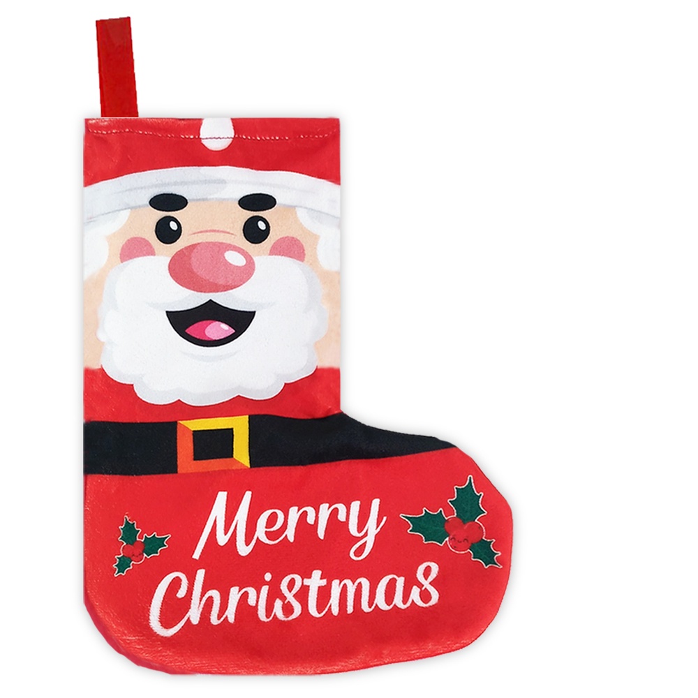 CUSTOM Kaos Kaki Natal Christmas Sock Socks Merry Christmas Souvenir Natal Sekolah Minggu Gereja