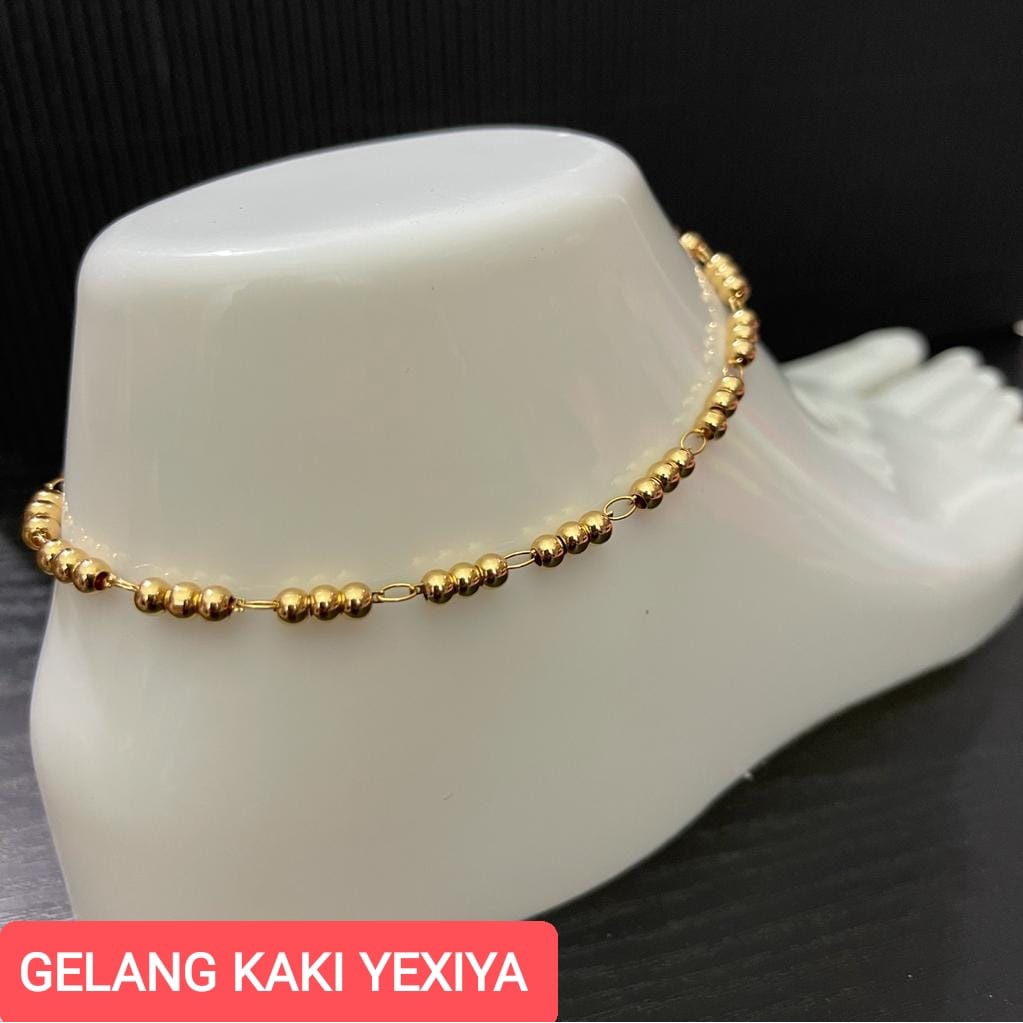 gelang kaki wanita yexiya/aksesoris wanita /perhiasan fashion masa kini byk pilihan model lain nya ya kk