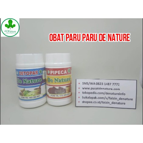 OBAT AMPUH ASMA SESAK NAFAS NYERI DADA SAKIT DADA TBC PARU PARU BATUK BERDAHAK HERBAL DE NATURE
