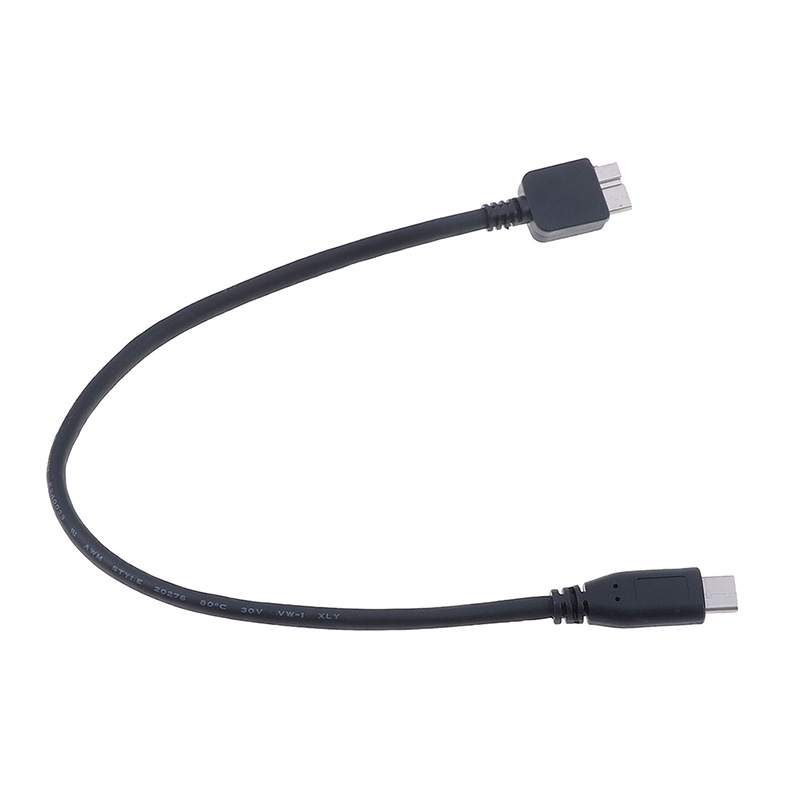 {LUCKID}USB c to micro usb cable type c to micro b cable for hdd hard disk 30cm