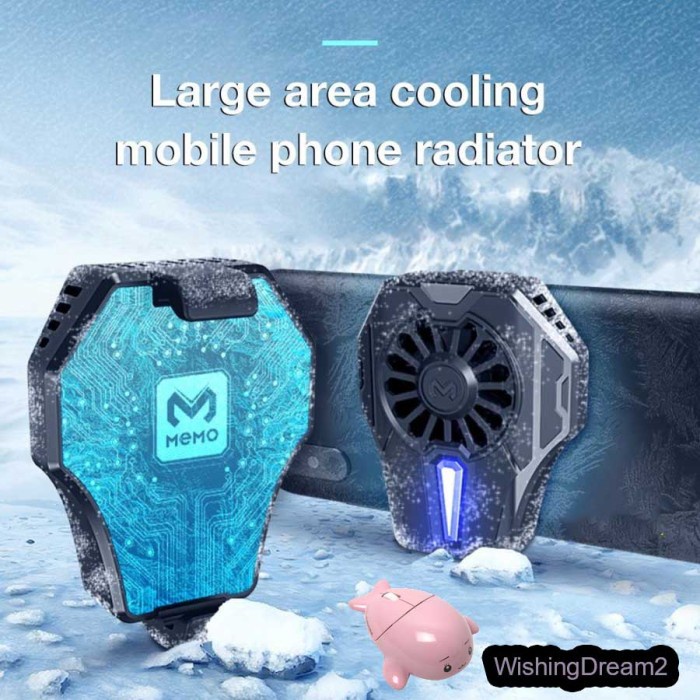 Original Memo DL01 Cooling Fan Radiator Pendingin HP Gaming