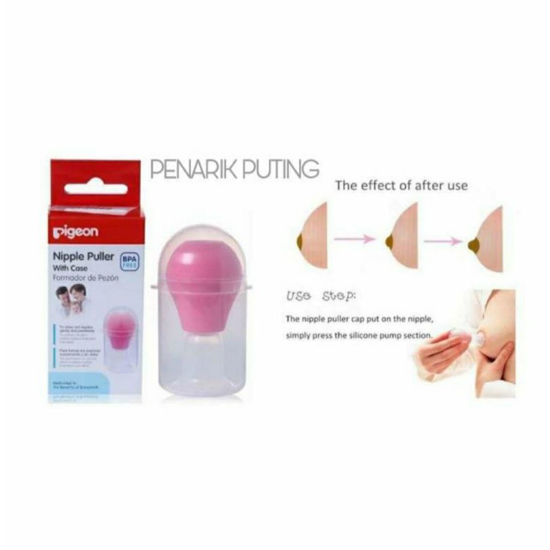 Pigeon nipple puller with case