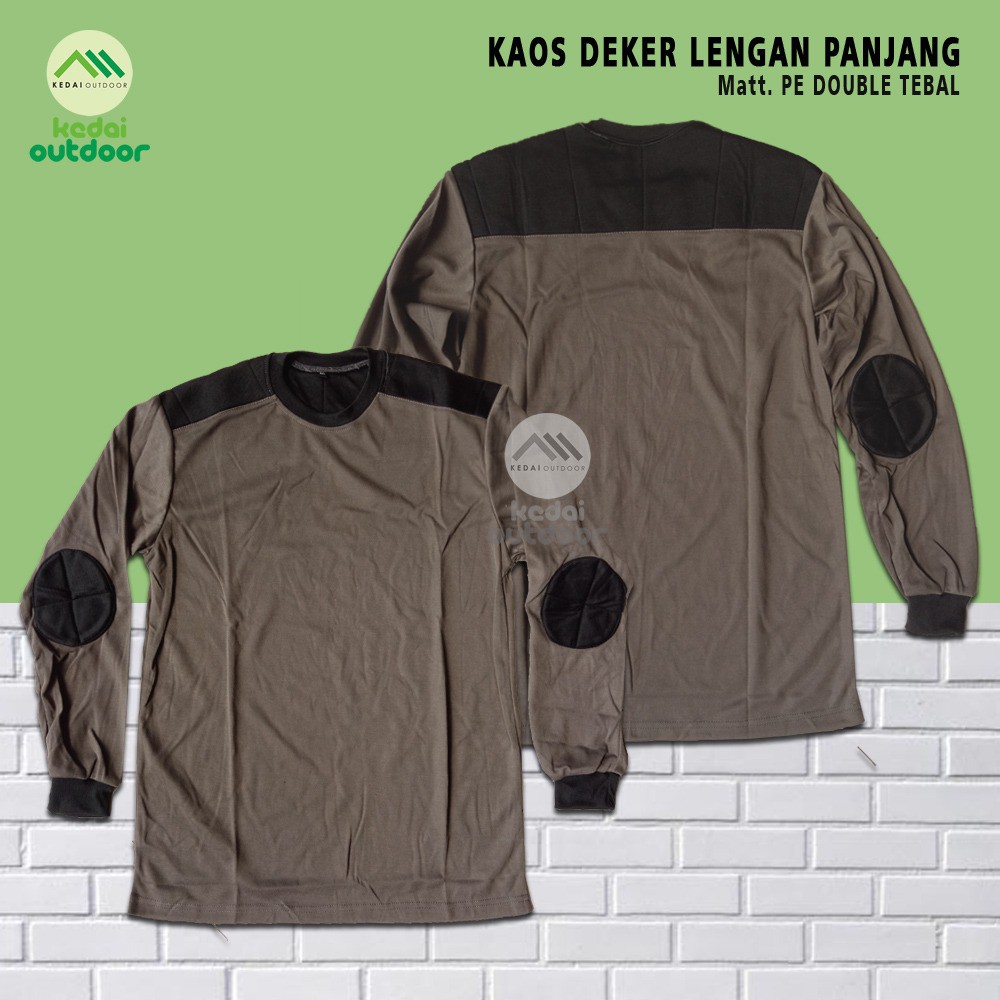 KAOS DEKER LAPANGAN PRIA ABU
