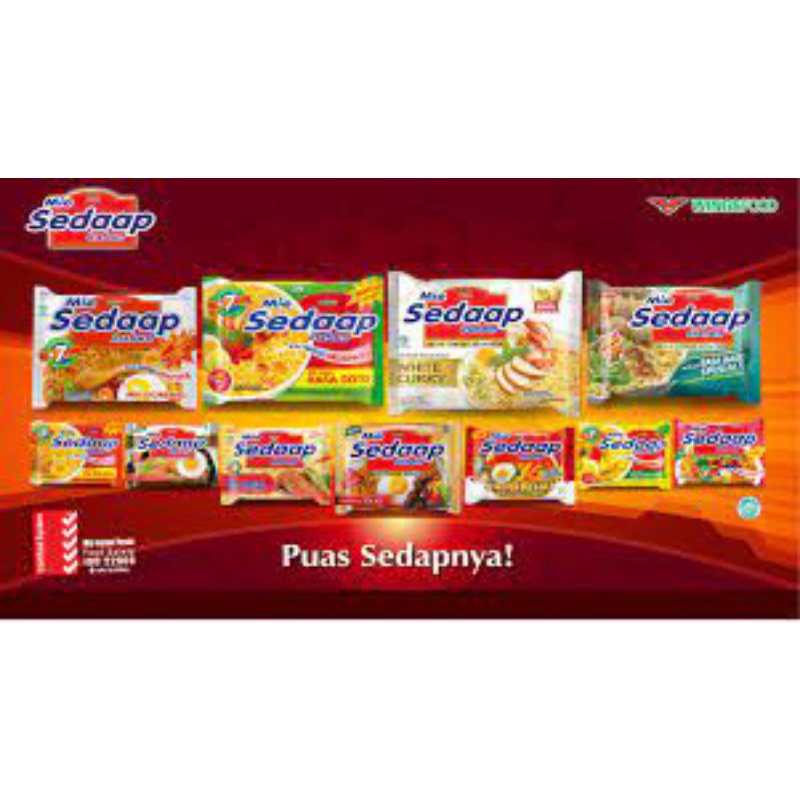 

Mie sedaap ALL VARIAN/mie instan