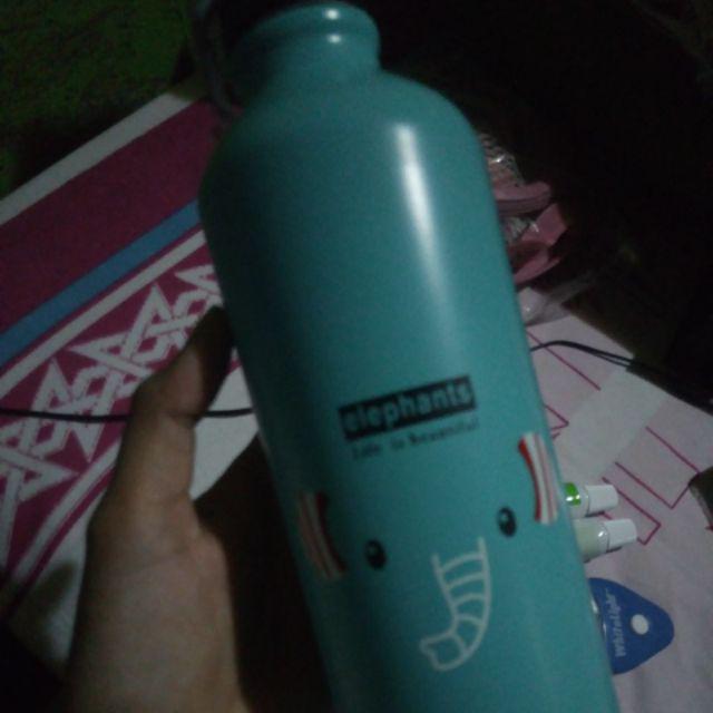 Tgb Botol Kaca Lapis Plastik Karakter Kartun Anti Slip Dan Tahan Panas