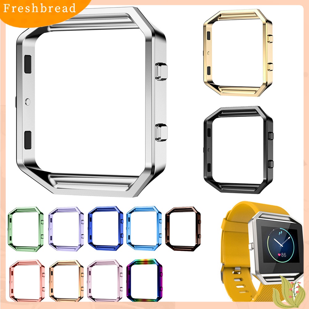 Terlaris Stainless Steel Metal Smart Watch Frame Protective Case Shell for Fitbit Blaze