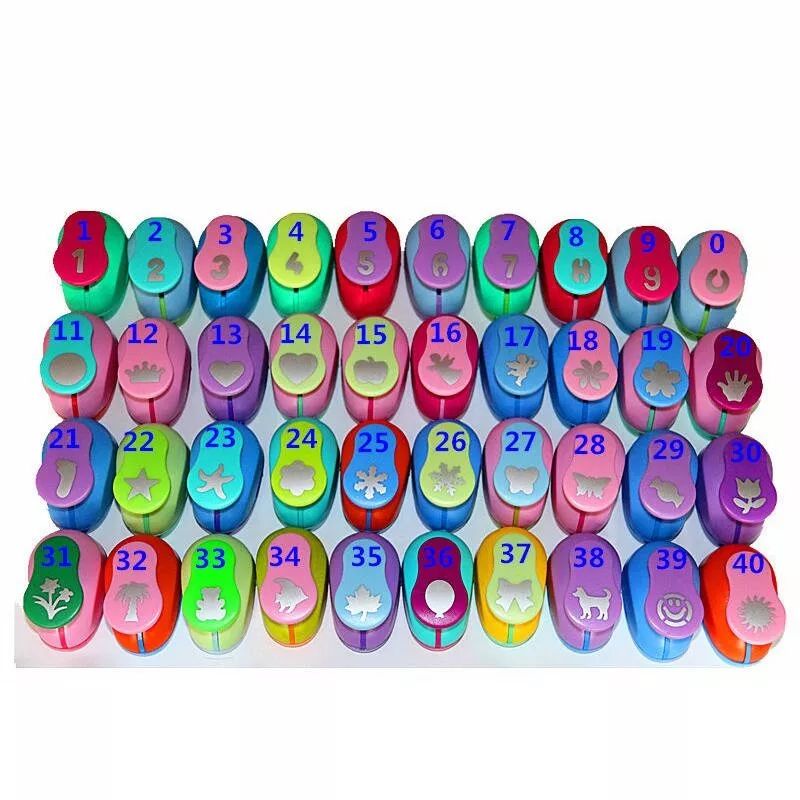 Size 2 inch (5cm) 1 inch (2.5cm) Craft Puncher Kids DIY Paper Cutter Embossing Tools
