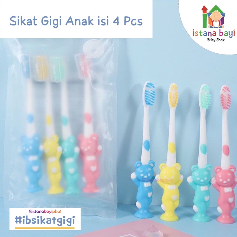 SIKAT GIGI BAYI/ANAK BULU HALUS - TRAINING TOOTHBRUSH