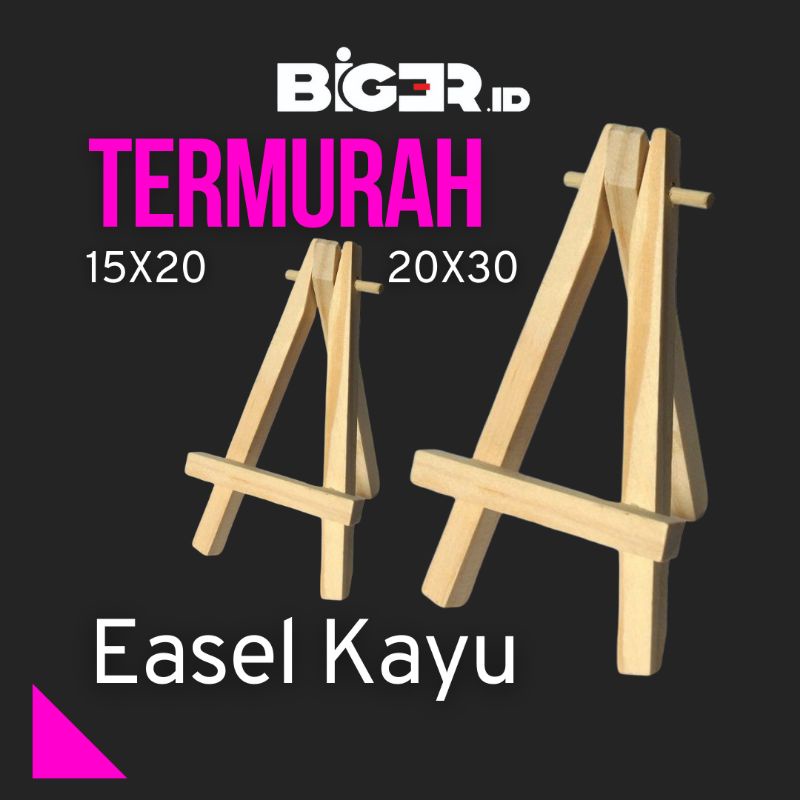 

Stand Lukis Kayu 20X30 Wooden Easel 20cmX30cm Stand Kayu Kanvas 20cmX30cm Easel Lukis Stand Foto Kayu Sandaran Lukisan Kayu Wooden Easel Holder Stand Acrilic Penyangga Lukisan Lipat Tripod Penyangga Foto Stand Handphone Stand Lukis Mini Besar Jumbo Kayu