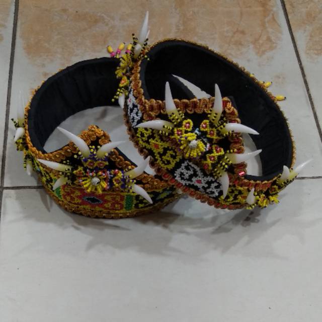 Topi Tari Dayak/Hiasan Kepala Dewasa