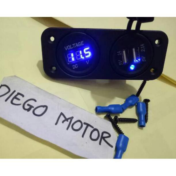 VOLTMETER - CHARGER HP DIMOTOR WATERPROOF