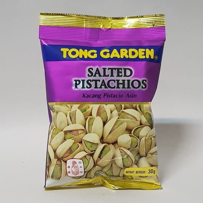 

TONG GARDEN SALTED PISTACHIOS 30 GR