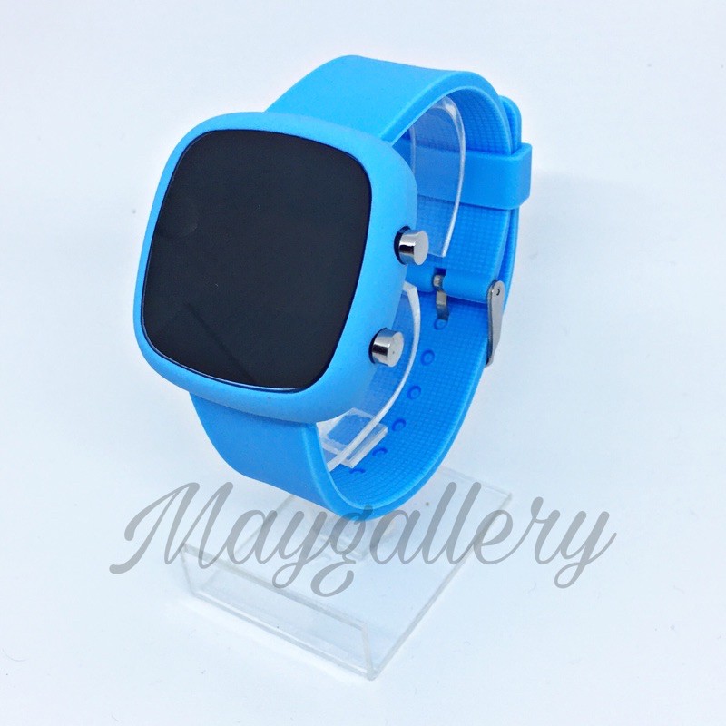Jam Tangan Led Watch Oval (Free Gift)-Birumuda