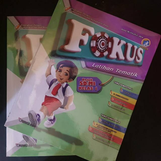 Buku Fokus Latihan Tematik SD Kelas 1 Penerbit Tunas Nusa