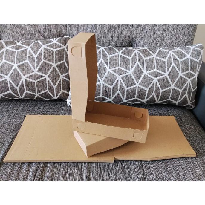 

Terbaru Kotak Dus Box Kue Brownies Food Grade Paper Laminasi 22X10X5Cm @1Pcs