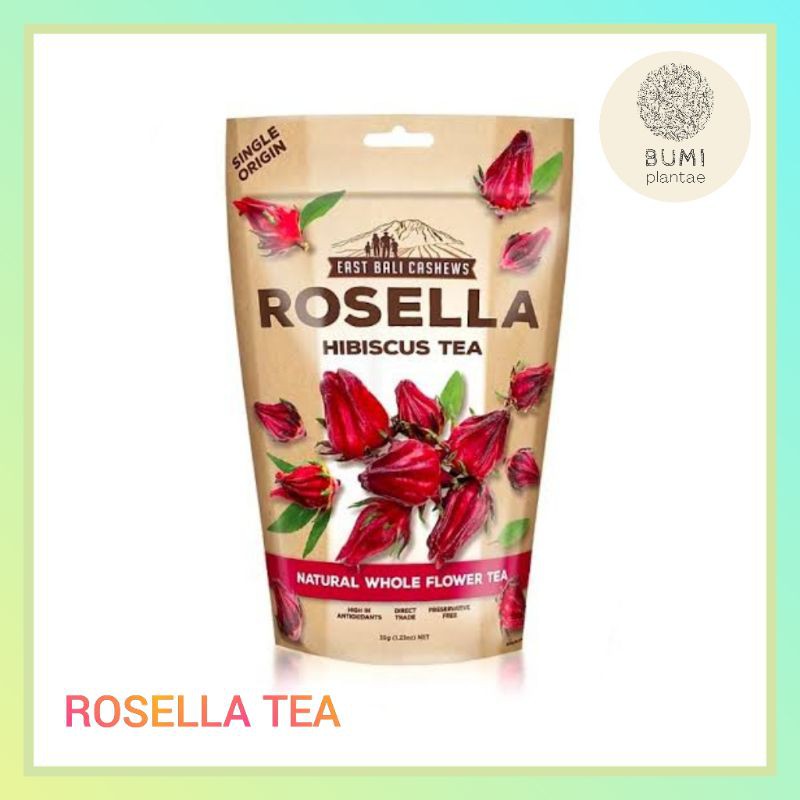 

Teh Bunga Rosella East Bali Cashew Rosella Natural Tea 35 gram