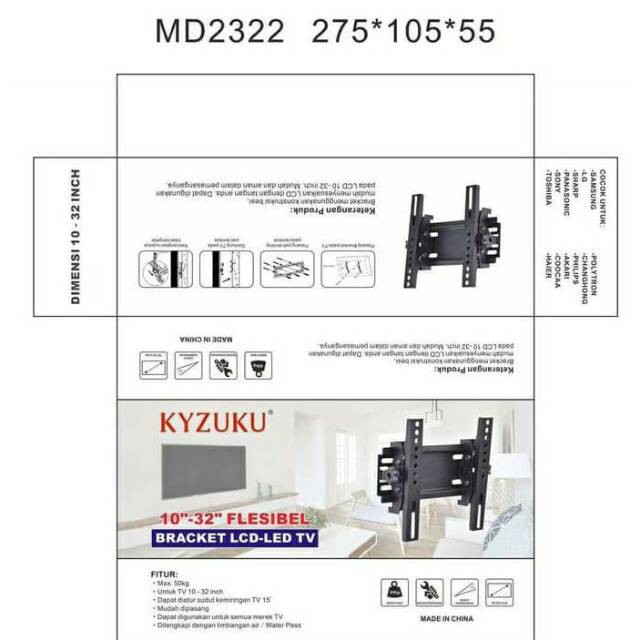 Breket TV Kyzuku / Tiang TV / Aksesoris TV