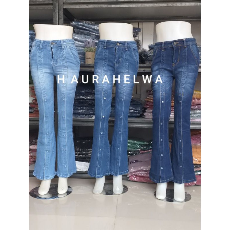 CUTBRAY JEANS  VJ ORIGINAL HAURAHELWA#kancing depan