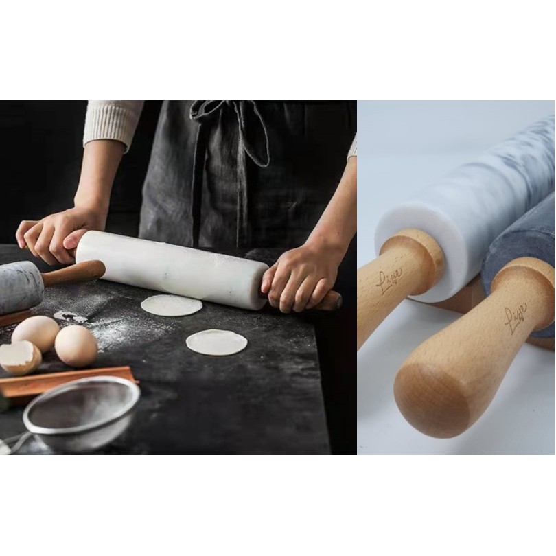 Rolling Pin / Penggilas Adonan / Penggiling Adonan / Rolling Pin Marble / Rolling Pin Marmer