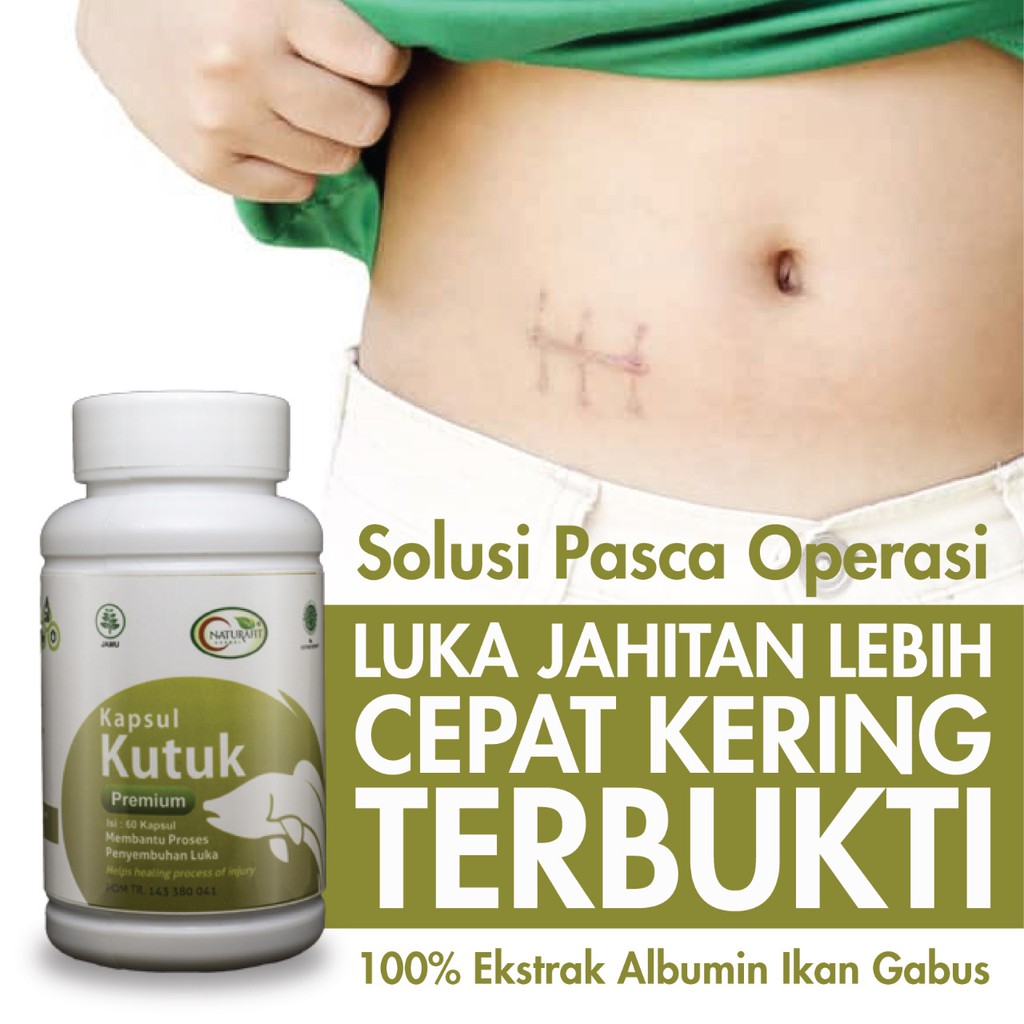 Jual Original Kapsul Kutuk Premium Asli Albumin Ekstrak Ikan Gabus Obat Luka Operasi Caesar 9899