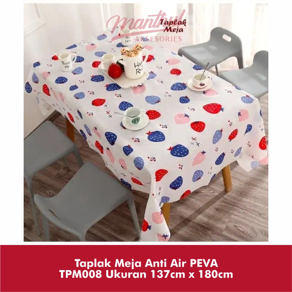 Taplak Meja Anti Air PEVA TPM008 Ukuran 90 x 137 cm