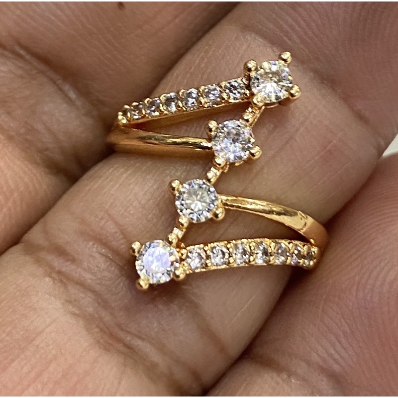 cincin wanita //cincin permata//cincin lapis emas//perhiasan//cincin