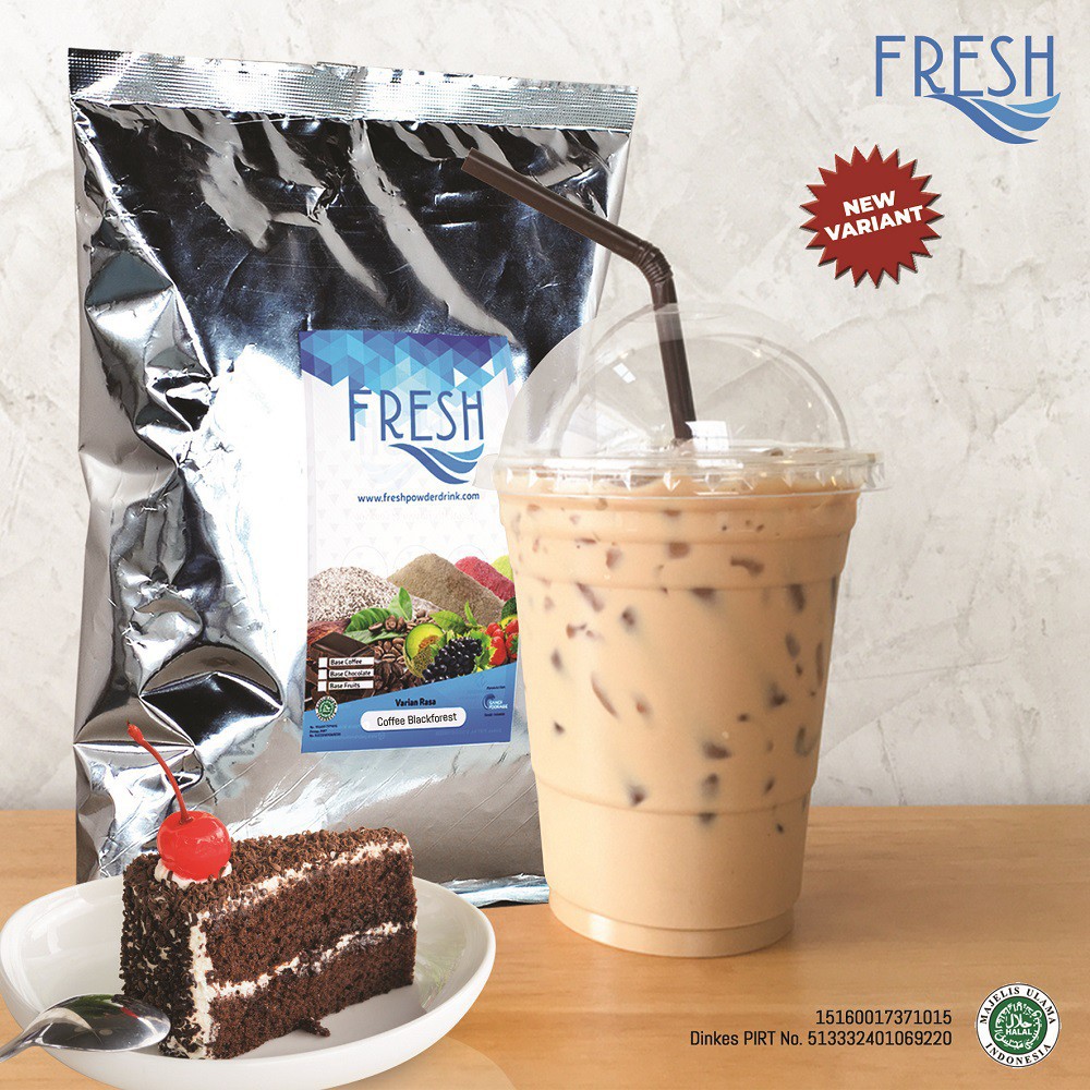 

BUBUK MINUMAN RASA KOPI COFFEE BLACK FOREST FRESH POWDER DRINK 1 KG