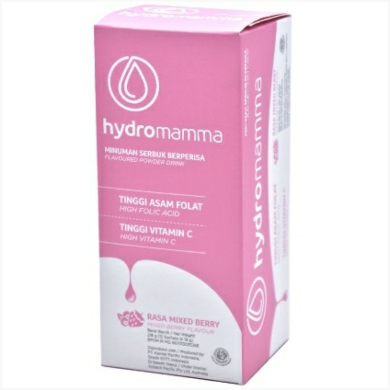 Jual Hydromamma Minuman Serbuk Berperisa Mixed Berry 12 X 18g Shopee