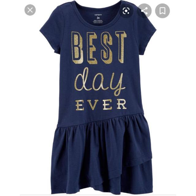 Carter dress size 4 th