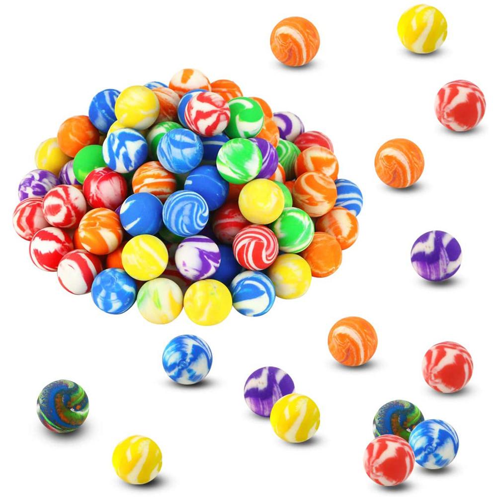 Needway Bola Pantul Nikmat Pesta Mainan Mandi Mini Elastis Warna-Warni 20mm Jumping Balls