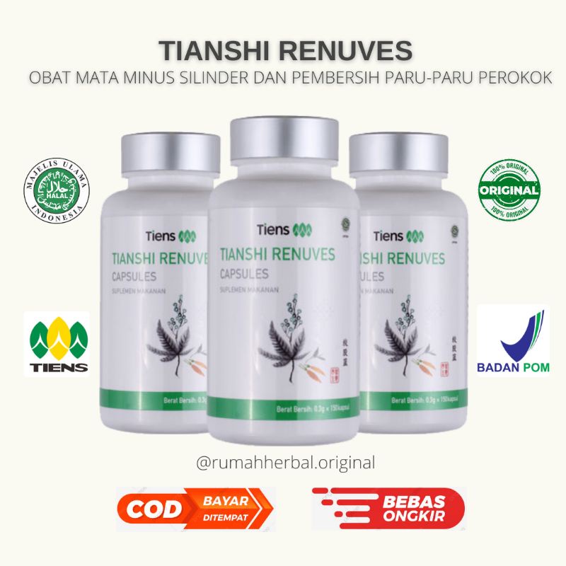 Obat Mata Minus Tiens Vitamin Mata Minus Silinder Ampuh Renuves Tiens