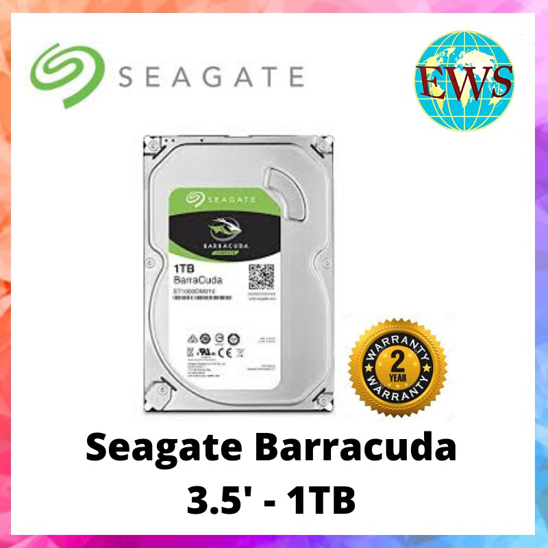 Seagate Barracuda 7200 64MB 3.5" SATA3 HDD (1TB/2TB)