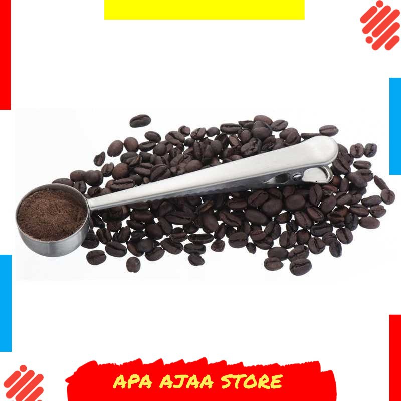 Hot Promo ! HOOMIN Sendok Takar Es Krim Gula Kopi dengan Penjepit - G119866