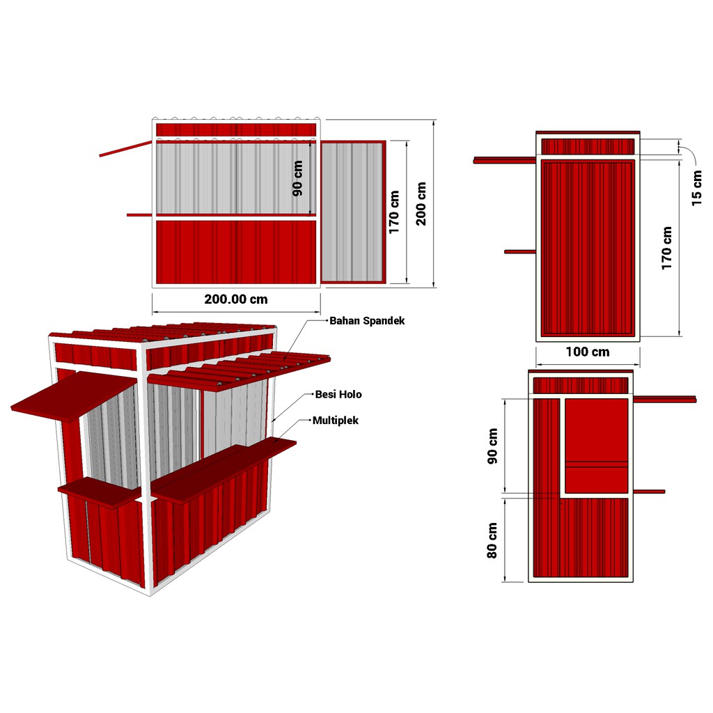 Booth Container / Kontainer MURAH | Shopee Indonesia