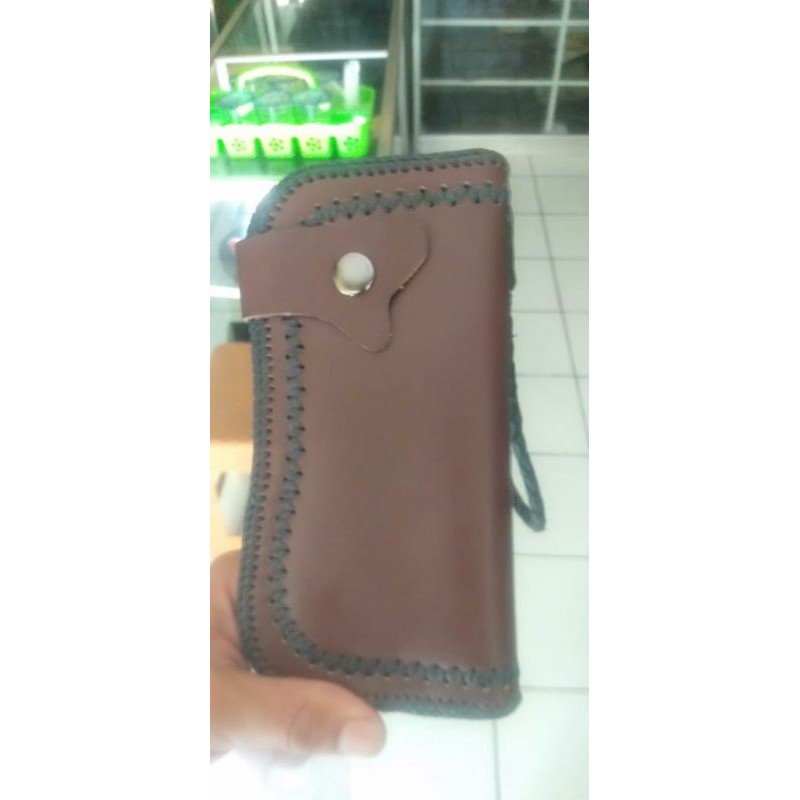 Dompet kulit sulam asli dompet kulit