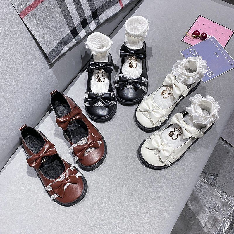 Sepatu Lolita merulo I sepatu kecil siswa musim panas Lolita JK sepatu seragam Jepang Lolita sepatu