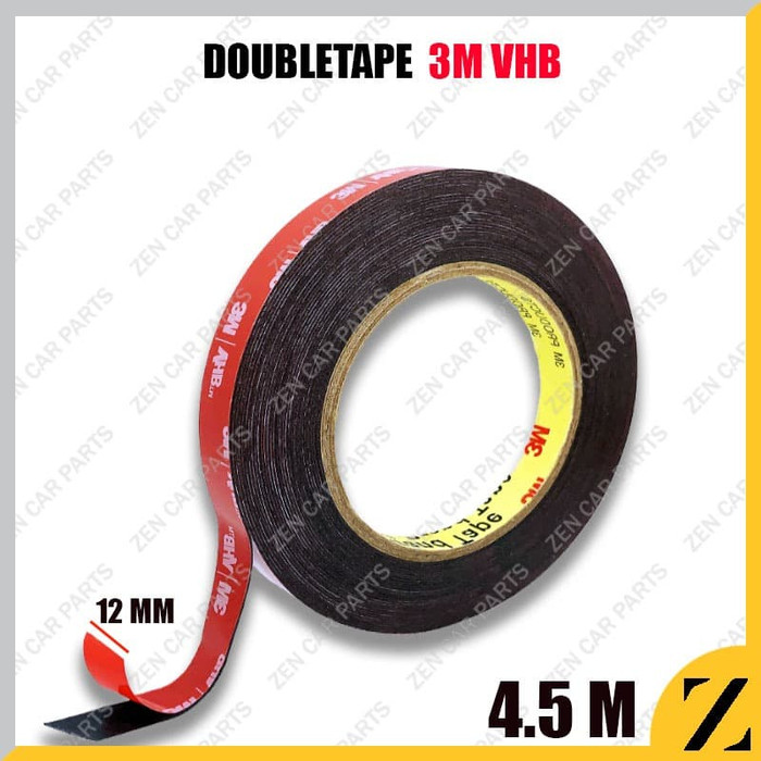 

Double Tape 3M Merah Akrilik Acrylic Mobil Abu 12 mm x 4,5m Foam Type