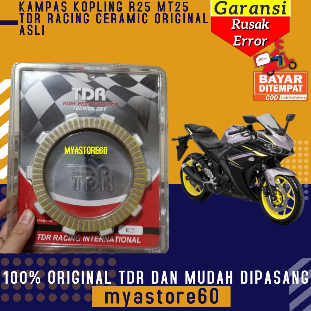 KAMPAS KOPLING R25 MT25 TDR AKSESORIS SPAREPART MOTOR RACING CERAMIC ORIGINAL ASLI