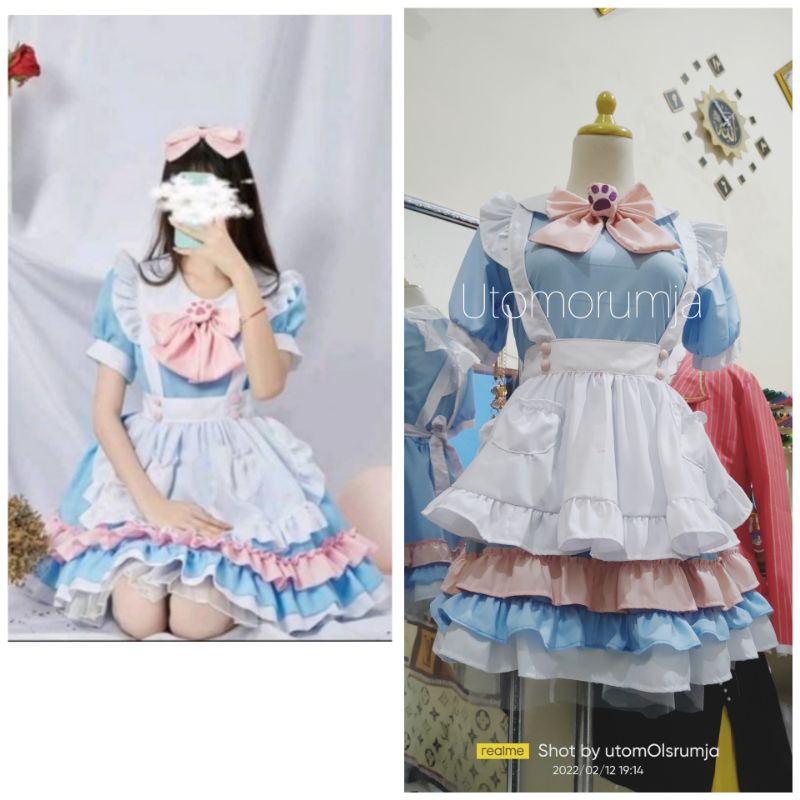 utomorumja kostum cosplay dress maid embul